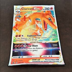 NEW Pokemon Charizard Rug Non Slip Back 22X32
